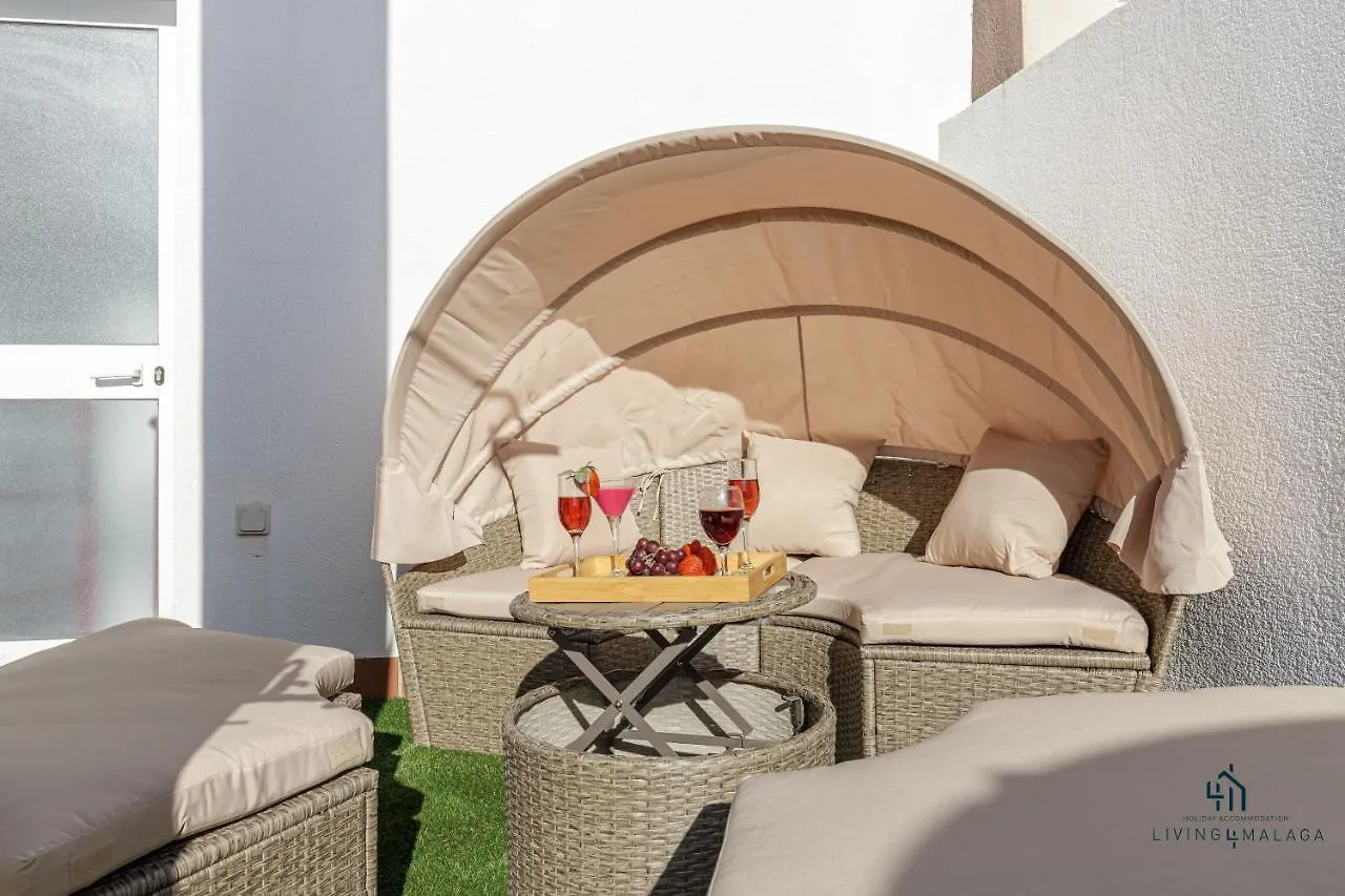 Living4Malaga City Views Terrace Daire